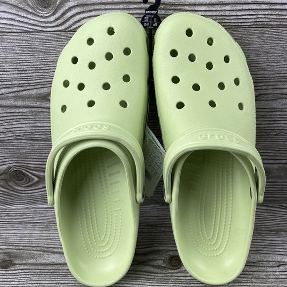 Crocs Classic Clogs Celery Green 10001-335 Mens Sz 14